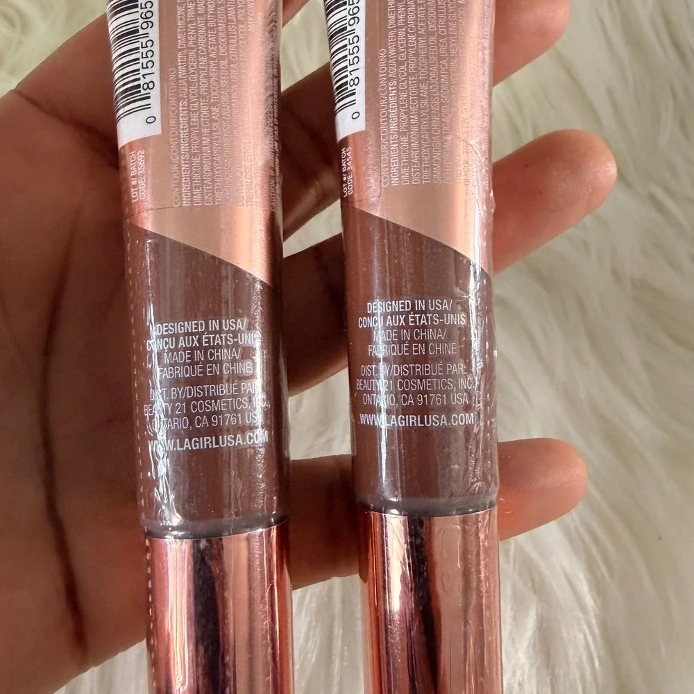 L.A. Girl Contour Envy Wand Womens 0.51oz Sunny Daze New 2 Pack GBL599 SCULPTING